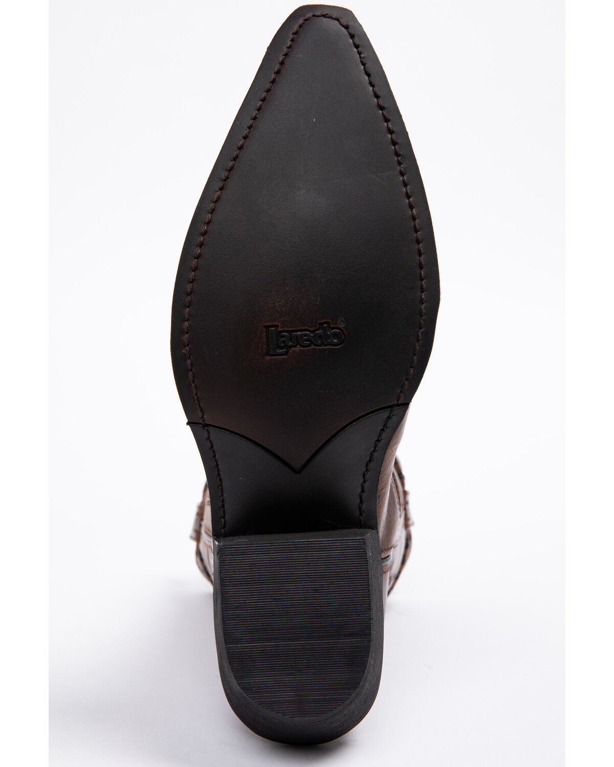 Image #7 - Laredo Men's Laramie Western Boots - Snip Toe, Rust, hi-res