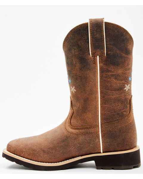 Image #4 - Shyanne Women's Hollie Western Performance Boots - Broad Square Toe, Brown, hi-res