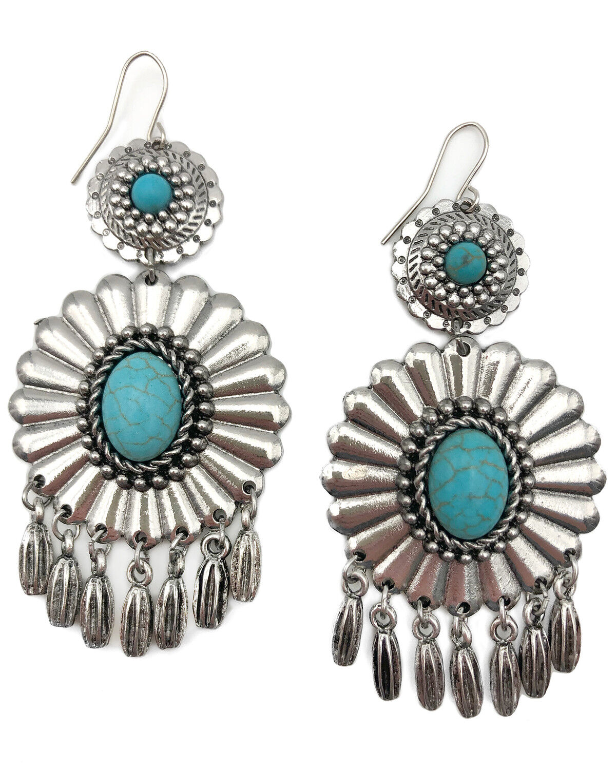 Image #1 - Cowgirl Confetti Women's Whispering Hope Earrings, Silver, hi-res