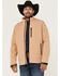 Image #1 - Cody James Men's Southwestern Embroidered Logo Softshell Jacket, Tan, hi-res