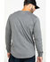 Image #2 - Hawx Men's Gray Logo Sleeve Long Sleeve Work T-Shirt - Tall, Heather Grey, hi-res
