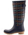 Image #3 - Pendleton Women's Diamond Peak Tall Rain Boots - Round Toe, Navy, hi-res