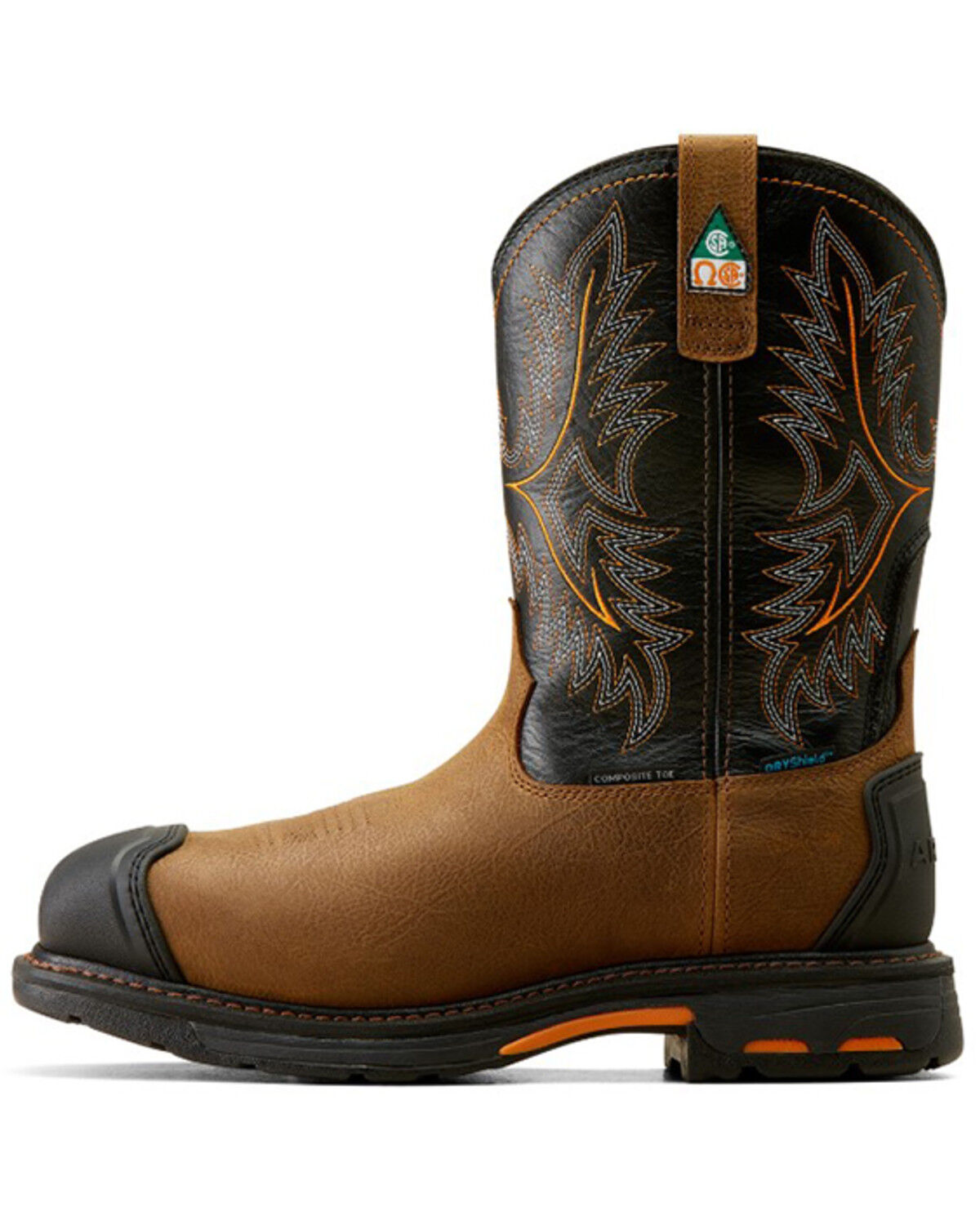 Image #2 - Ariat Men's WorkHog® CSA XTR Waterproof Work Boot - Composite Toe, Brown, hi-res