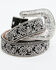 Image #1 - Shyanne Women's Rhinestone Paisley Print Belt, Black, hi-res