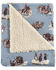 Image #2 - HiEnd Accents Settler Teddy-Backed Throw Blanket, Blue, hi-res