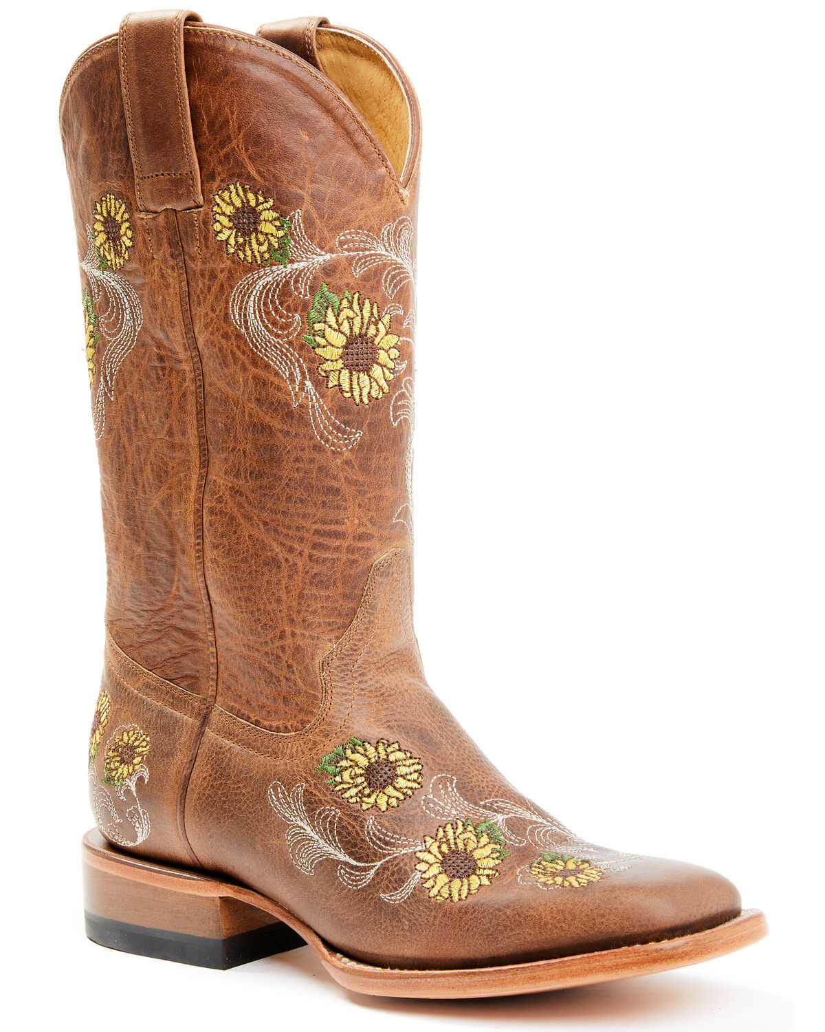 Image #1 - Shyanne Women's Josie Western Boots - Broad Square Toe, Brown, hi-res