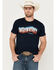 Image #1 - Cinch Men's Logo Short Sleeve Graphic T-Shirt, Navy, hi-res