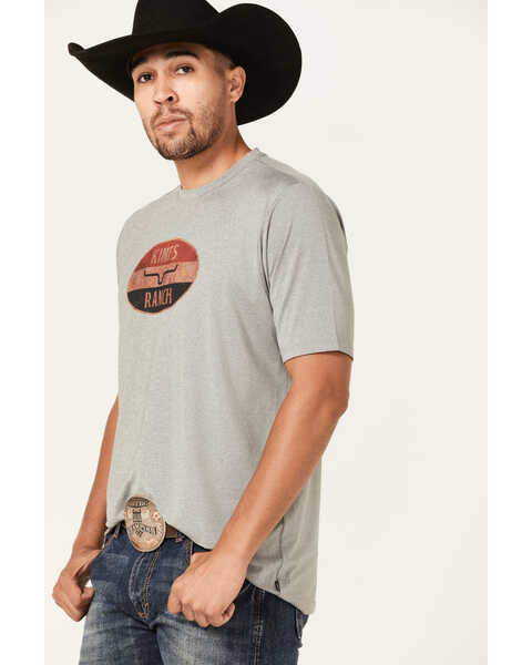 Image #2 - Kimes Ranch Men's American Standard Tech T-Shirt, Heather Grey, hi-res