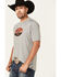 Image #2 - Kimes Ranch Men's American Standard Tech T-Shirt, Heather Grey, hi-res
