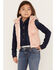 Image #1 - Urban Republic Girls' Faux Fur Vest, Pink, hi-res