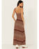 Image #4 - Rock & Roll Denim Women's Sleeveless Geo Print Maxi Dress, Orange, hi-res