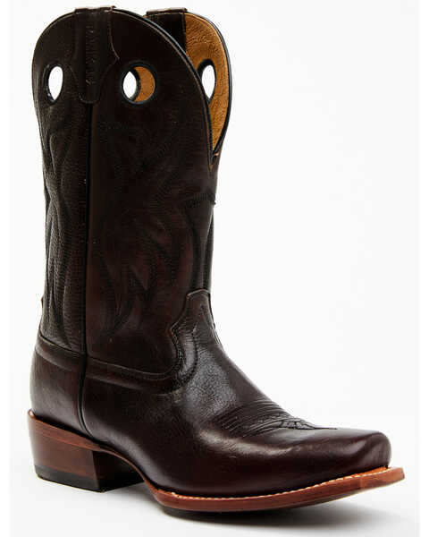 Image #1 - RANK 45® Men's Saloon Western Boots - Square Toe, Black Cherry, hi-res