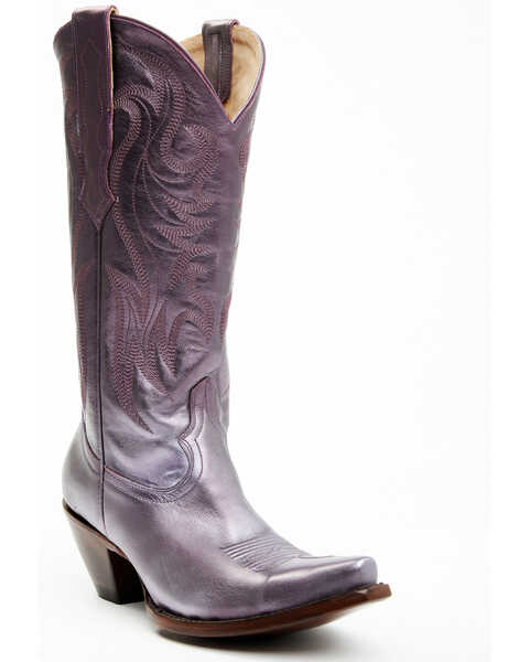 Image #1 - Idyllwind Women's Luminary Western Boot - Snip Toe, Lavender, hi-res