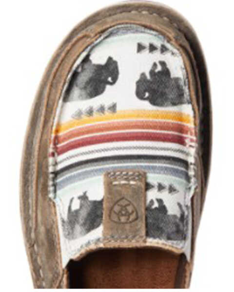 Image #4 - Ariat Women's Buffalo Print Casual Vamp Cruiser Shoes - Moc Toe, Brown, hi-res