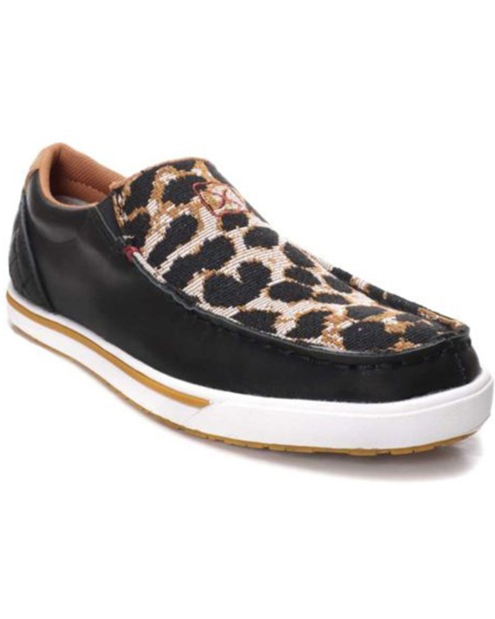 Image #1 - Twisted X Women's Slip-On Kicks, Black, hi-res