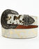 Shyanne Women's Foil Hair-On Cowhide Belt, Gold, hi-res