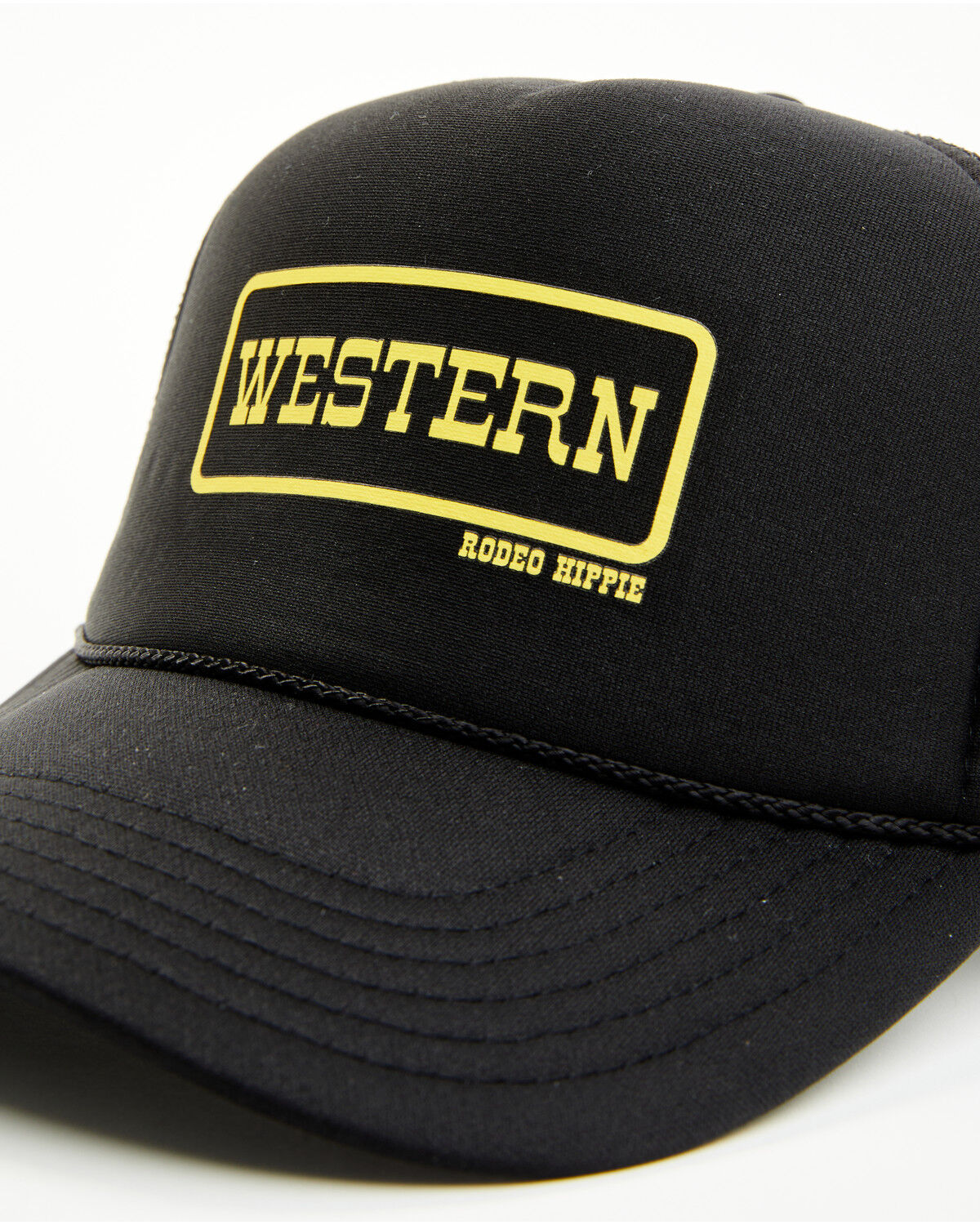 Image #2 - Rodeo Hippie Women's Western Ball Cap, Black, hi-res