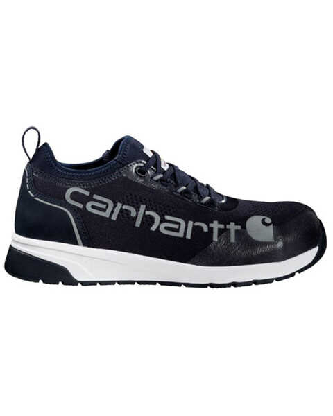 Image #2 - Carhartt Men's Force Work Shoes - Nano Composite Toe, Navy, hi-res