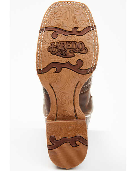 Image #7 - Laredo Women's Underlay Performance Western Boots - Broad Square Toe , Chocolate, hi-res