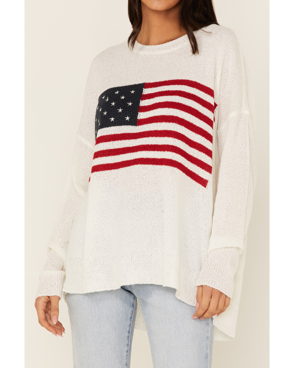 Image #3 - Show Me Your Mumu Women's Woodsy American Flag Knit Sweater, , hi-res