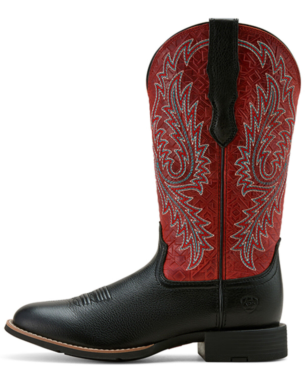 Image #2 - Ariat Women's Round Up StretchFit Western Boots - Round Toe, Black, hi-res