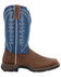 Image #2 - Durango Men's Rebel Performance Western Boots - Square Toe , Blue, hi-res