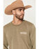 Image #3 - Wrangler Men's Spirit Of The West Graphic Crewneck Sweatshirt, Olive, hi-res