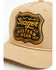 Image #2 - Seager Men's Badge Ball Cap, Tan, hi-res