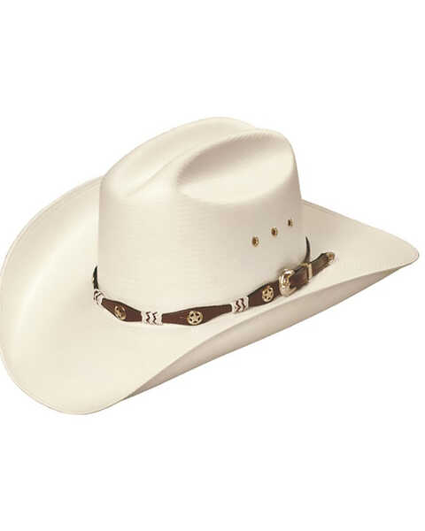 Master Hatters Men's 20X Captain Low Cattleman 4" Pro Rodeo Cowboy Hat, Natural, hi-res
