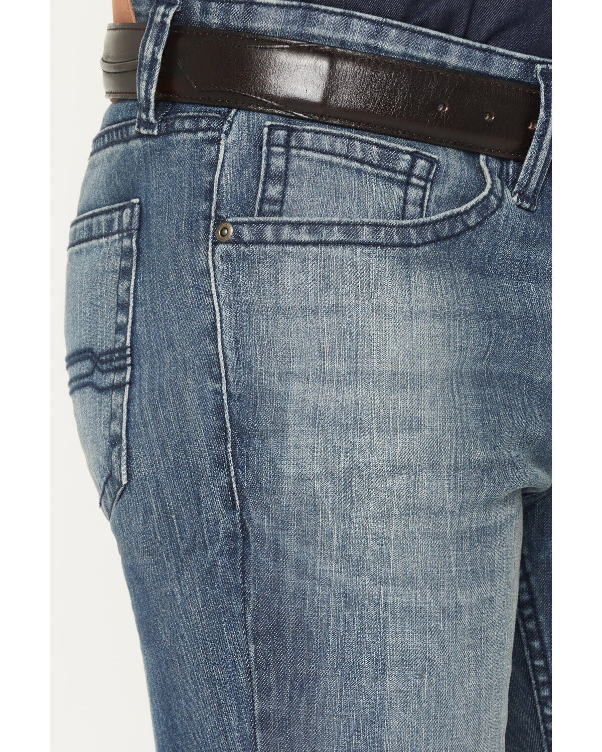 Image #2 - Cody James Men's Texas Wash Wyatt Slim Bootcut Stretch Denim Jeans, Dark Wash, hi-res