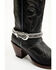 Image #1 - Boot Barn Women's Rhinestone Studded Strap Boot Jewelry, Black, hi-res