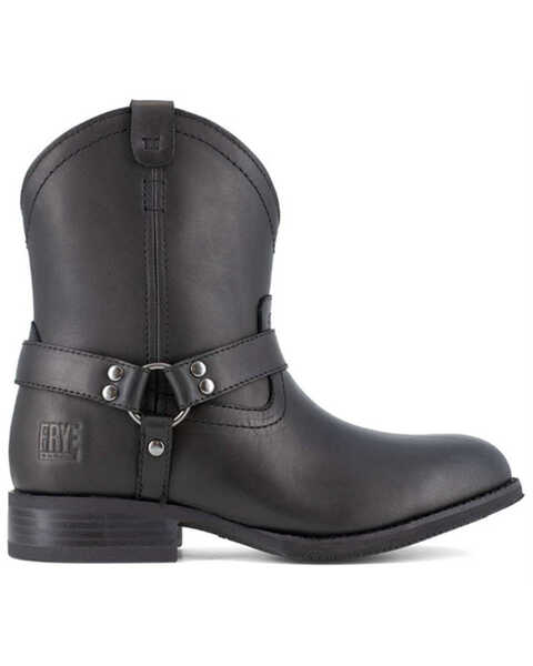 Image #2 - Frye Women's Safety-Crafted Harness Work Boots - Steel Toe, Black, hi-res