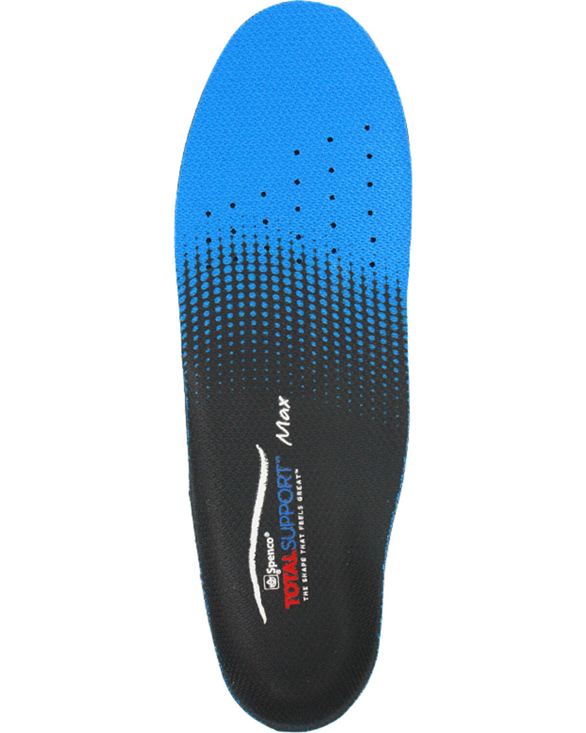 Image #1 - Spenco Total Support Max Insoles, Black/blue, hi-res