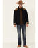 Image #2 - Moonshine Spirit Men's Navy Back Country Quilted Zip-Front Insulated Puffer Jacket, , hi-res