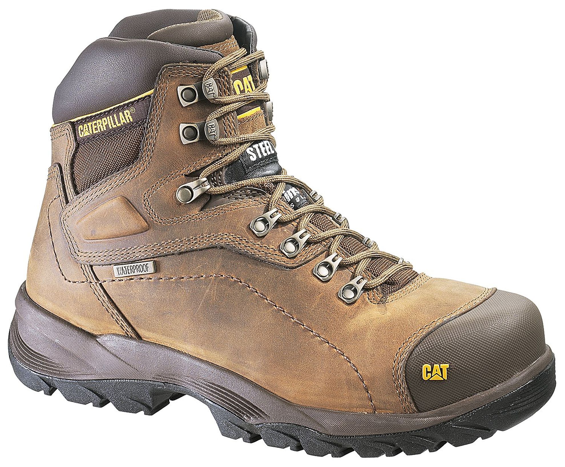 Caterpillar lace up boots discount