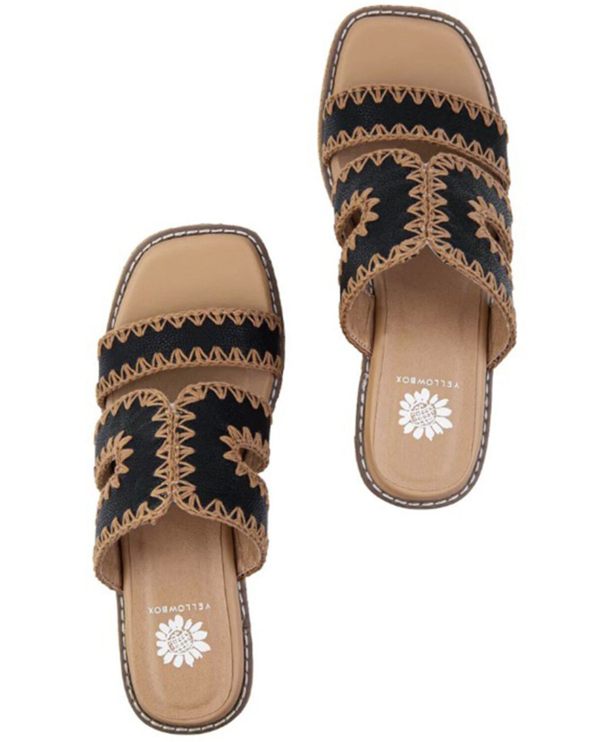 Image #4 - Yellow Box Women's Tracie Wedge Heels, Black, hi-res