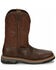 Image #2 - Justin Men's Boot Barn Exclusive Carbide Western Work Boots - Composite Toe, Brown, hi-res