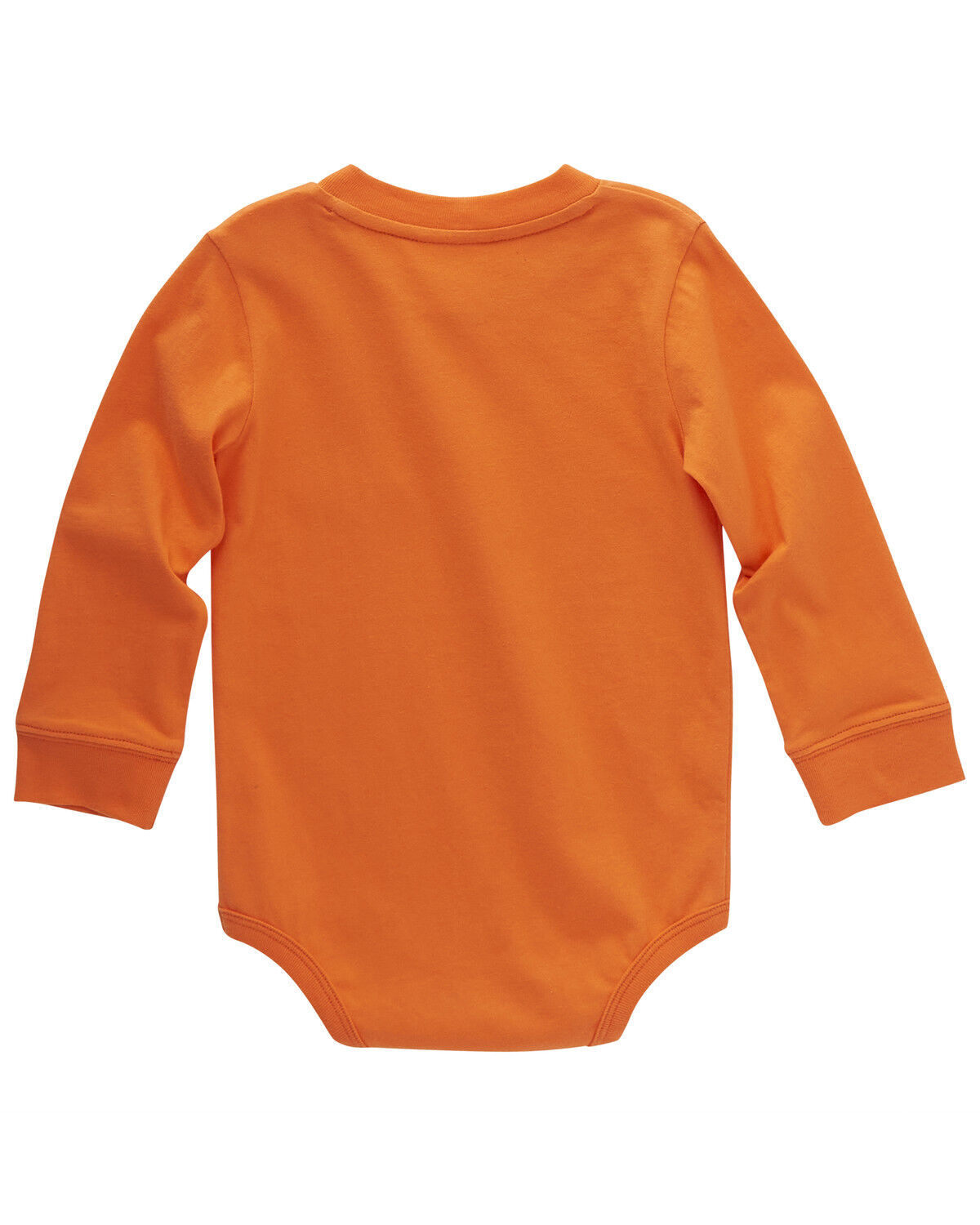 Image #2 - Carhartt Infant Boys' Long Sleeve Pocket Onesie, Orange, hi-res