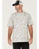 Image #1 - Hawx Men's Forge Camo Print Short Sleeve Work Shirt, Grey, hi-res