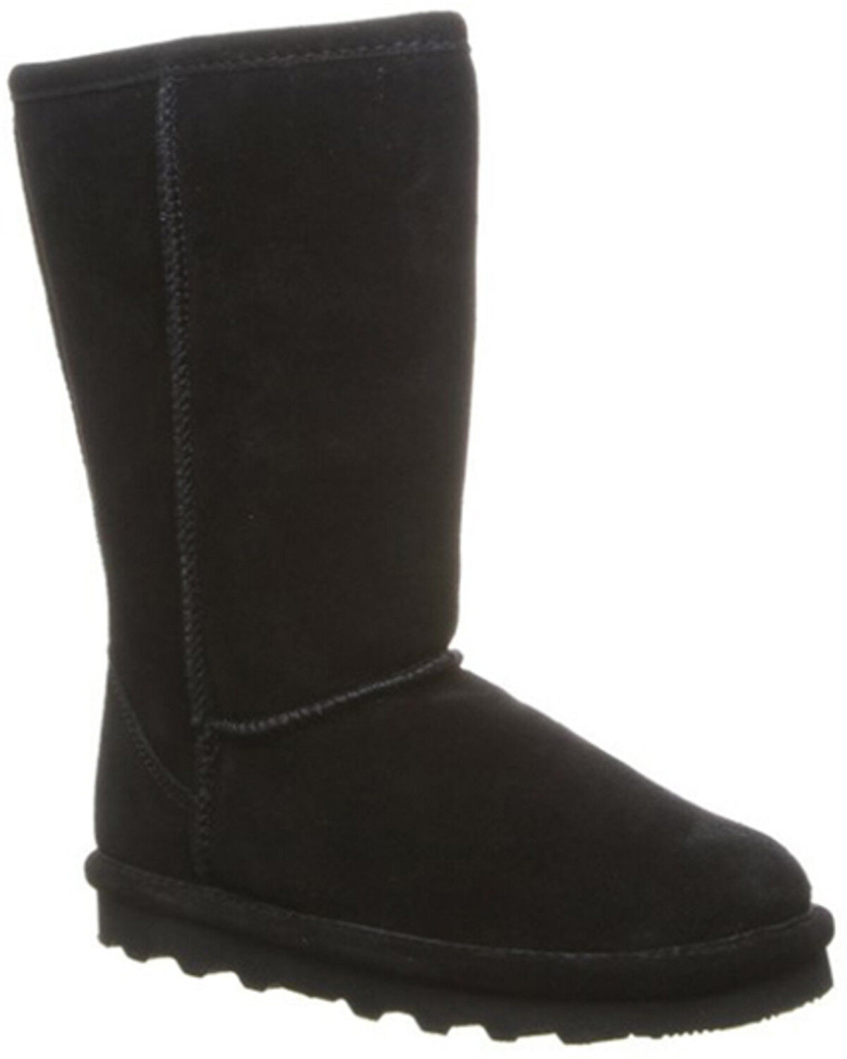 Image #1 - Bearpaw Girls' Elle Tall Casual Boots - Round Toe, Black, hi-res