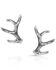 Image #1 - Montana Silversmiths Women's Kristy Titus Sweet Antler Earrings, Silver, hi-res