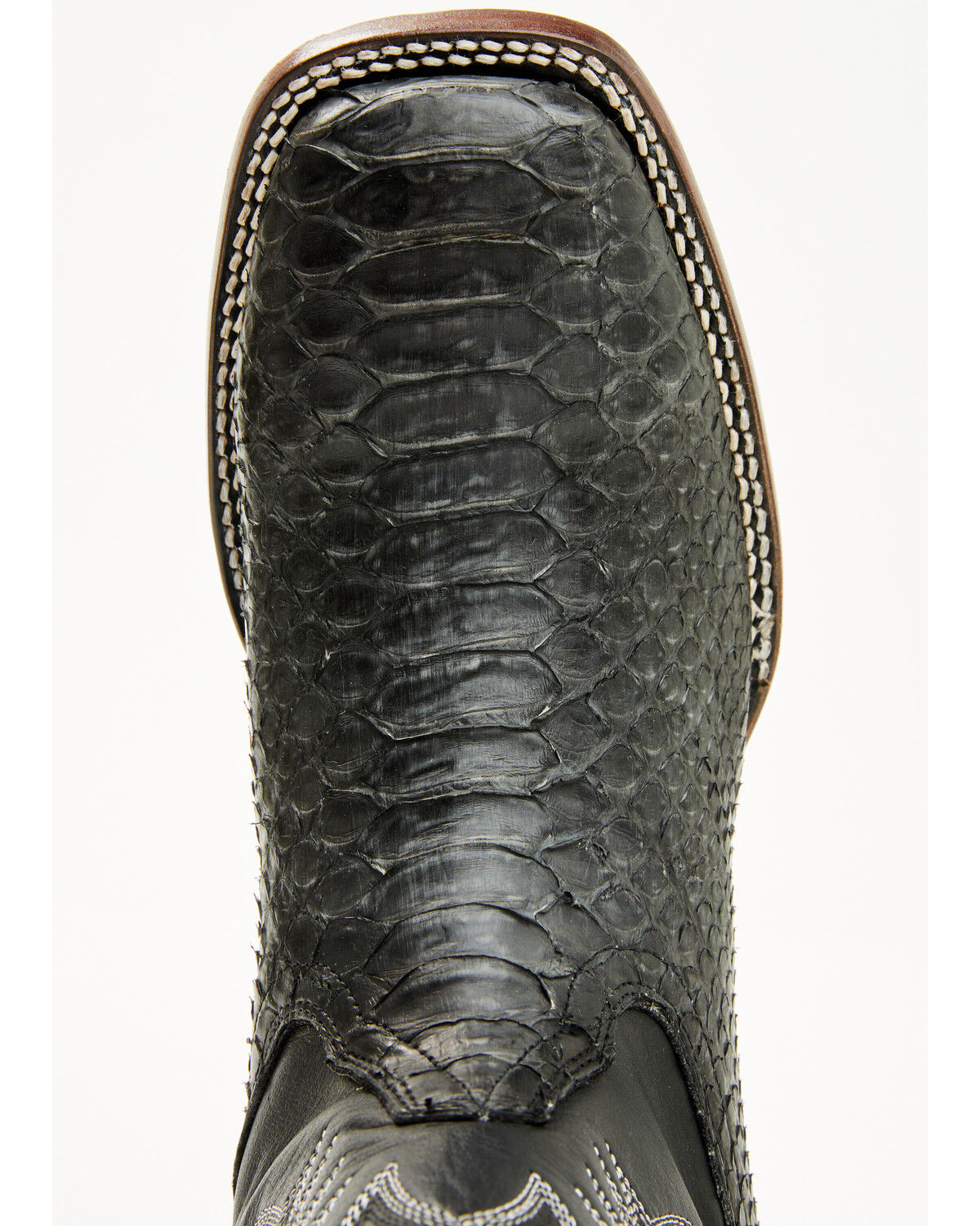 Image #6 - Cody James Men's Exotic Python Western Boots - Broad Square Toe, Grey, hi-res