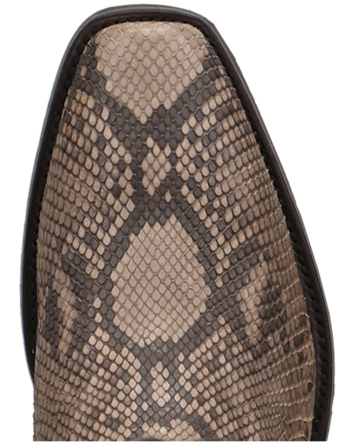 Image #6 - Dan Post Men's Exotic Python Western Boots - Square Toe, Chocolate, hi-res