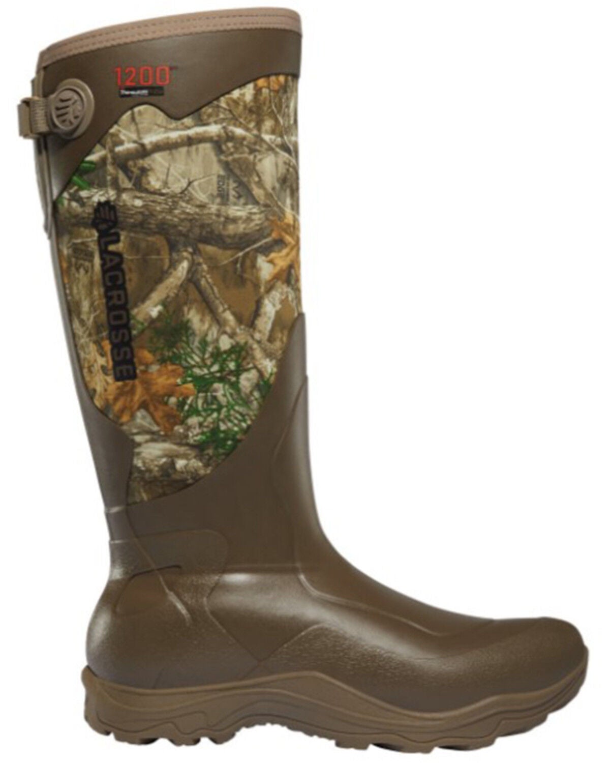 LaCrosse Men's 17" Alpha Agility RealTree Edge 1200G Hunting Boots - Round Toe, Hunter Green, hi-res