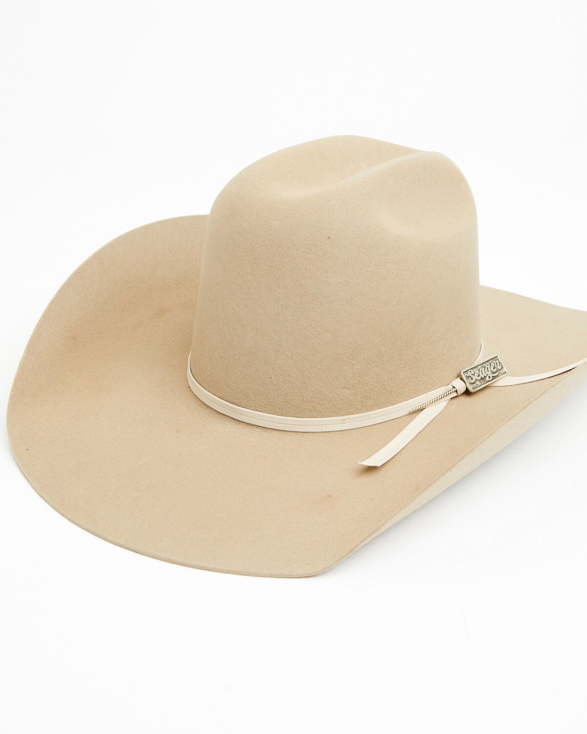 Seager Chase 4X Wool Felt Cowboy Hat, Stone, hi-res