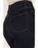 Image #4 - Warp + Weft Women's Jet Set Dark Wash High Rise Straight Stretch Denim Jeans, Dark Wash, hi-res