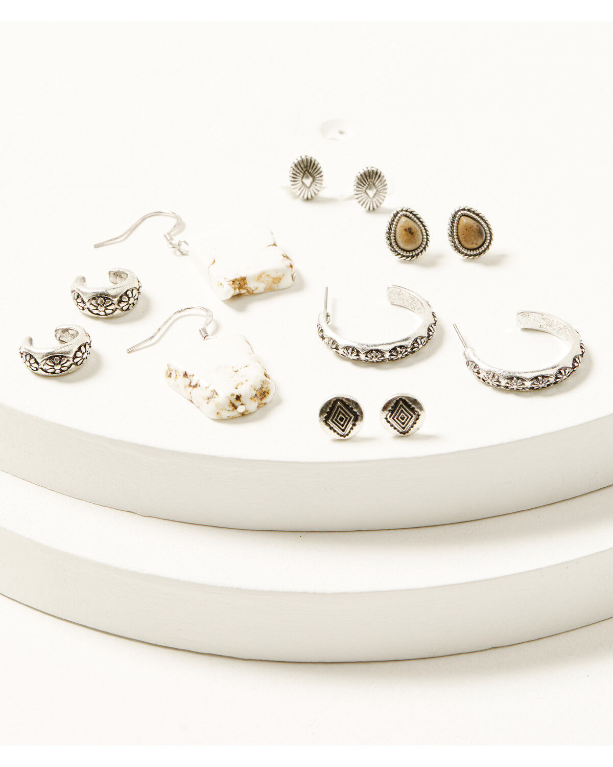 Image #1 - Idyllwind Women's Dorella Earring Set, Silver, hi-res