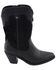 Image #3 - Milwaukee Leather Women's Snake Print Western Boots - Pointed Toe, Black, hi-res