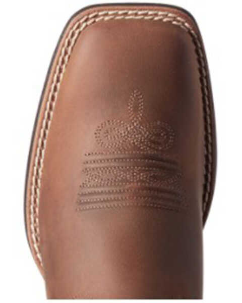 Image #4 - Ariat Women's Round Up Patriot Western Performance Boots - Square Toe, Brown, hi-res