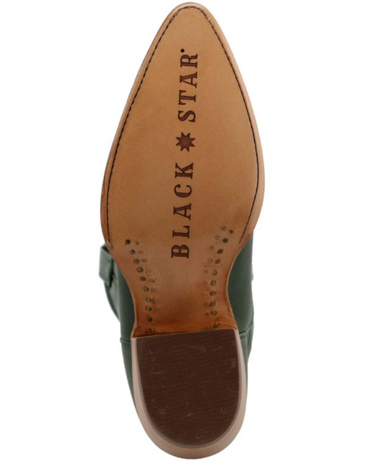 Image #7 - Black Star Women's Eden Tall Western Boots - Round Toe, Green, hi-res